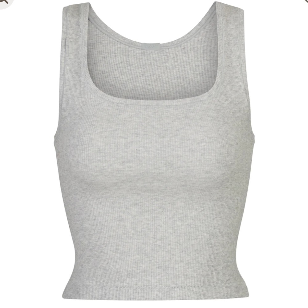 SKIMS brand new cotton rib tank